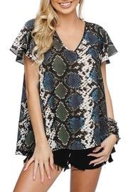  Snake Print Avril Top