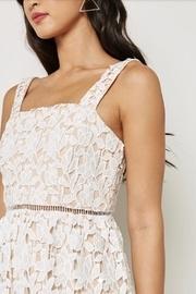  White Overlay Dress