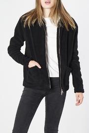  Black Fuzzy Jacket