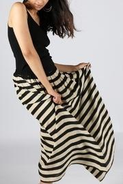  Stripe-black Gajari Skirt