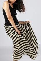  Stripe-black Gajari Skirt