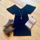  Double V Neckline Dress