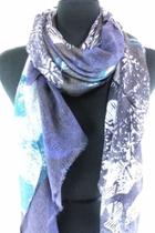  Abstract Print Scarf