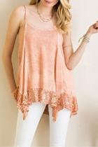  Handkerchief Hem Trapeze-tank