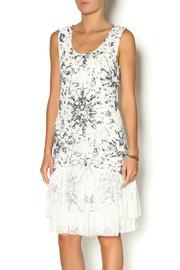  Paint-splash Ruffle Dress