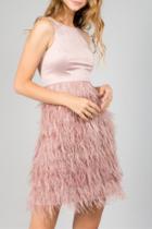  Feather Bottom Dress