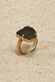  Copper Moldavite Ring