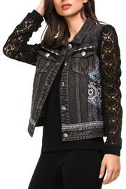  Crochet Denim Jacket