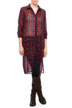  Plaid Maxi Top
