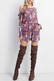  Mauve Floral Romper