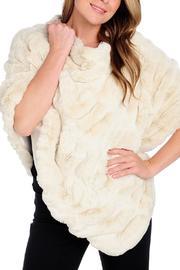  Faux Mink Poncho