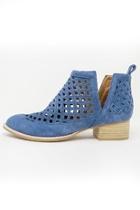  Blue Perforated Booties