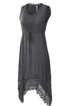  Drawstring Waistline Dress