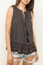  Printed Tassle Tank