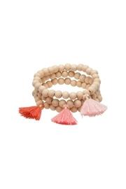  Ombre-tassle Trio Bracelets