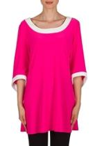  Contrasting Trim Tunic