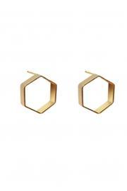 Crasqui Hexagonal Earrings
