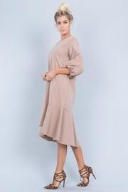  Ponti Ruffle Dress