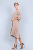  Ponti Ruffle Dress