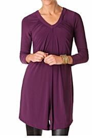  V-neck Silky Tunic