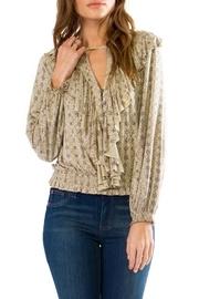  Western Printed Blouse