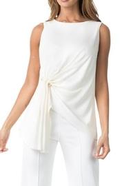  White Asymmetric Blouse