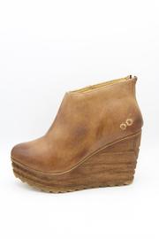  Leather Upper Wedge