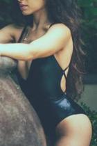  Black Strappy One-piece