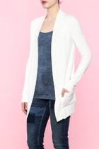  Ivory Pocket Cardigan