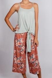  Light-teal Tied-up Cami