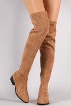  Tan Over-the-knee Boots