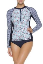  Zip Front Surf Shirt