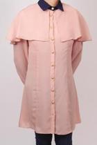  Blush Chiffon Blouse
