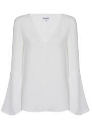  Fluted Sleeve Top
