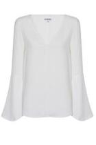  Fluted Sleeve Top
