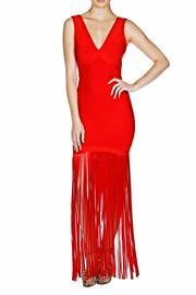  Fringe Bandage Dress