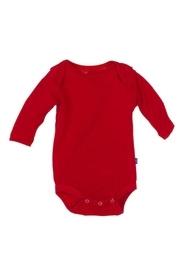  Crimson Long-sleeve One-piece
