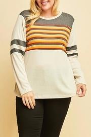  Varsity Striped Top
