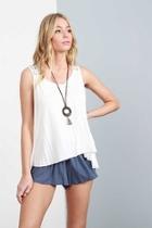  Zoe Embroidered Tank