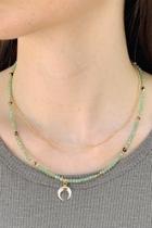  Layered Crescent Necklace