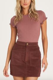  Magic Touch Corduroy Mini Skirt