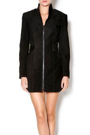  Suede Coat Dress