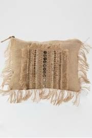  Beaded Brown Clutch