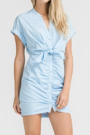 Blue Poplin Dress