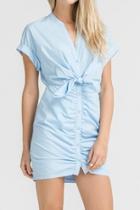 Blue Poplin Dress