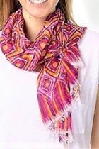  Clementine Ikat Scarf