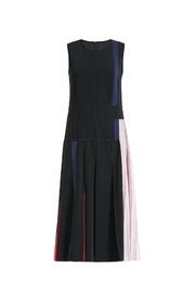  Blaack Pleated Dress