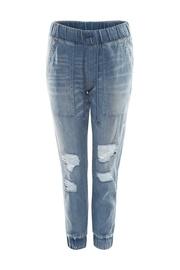  Distressed Tencel Jogger