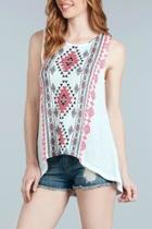  Geometric Printed Tank