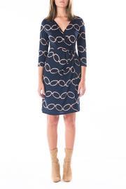  Navy Gold Dress